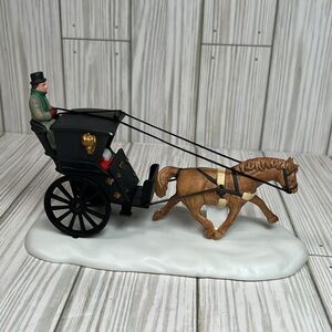 DEPT 56 Dickens Village Kings‎ Road Cab Collection RETIRED 5581-6 (no box)